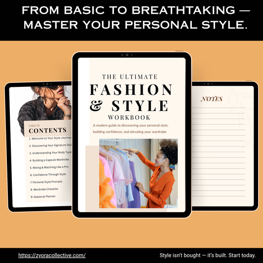 The Ultimate Fashion & Style Workbook – Build Your Signature Look, Capsule Wardrobe & Confident Style