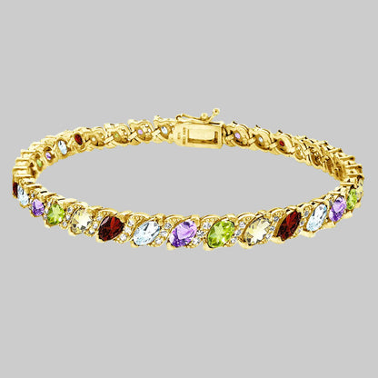 Multi Gemstone Bracelet for Women